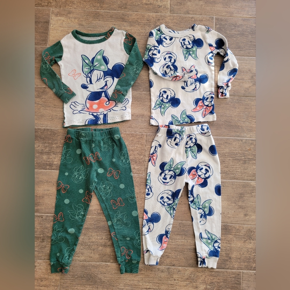 2 pairs Minnie Mouse 4T